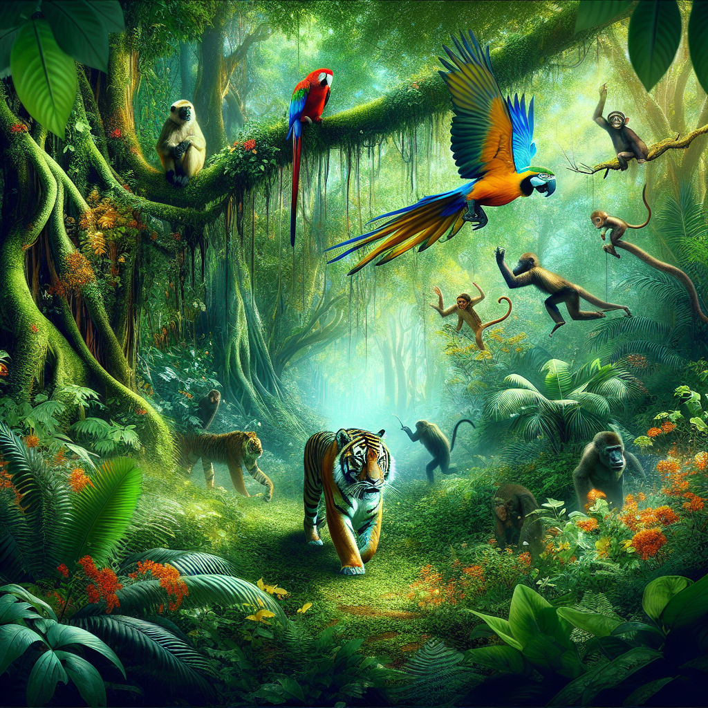 Exploring the Wonders of the Jungle: A Look at the Fascinating Lives of Jungle Animals