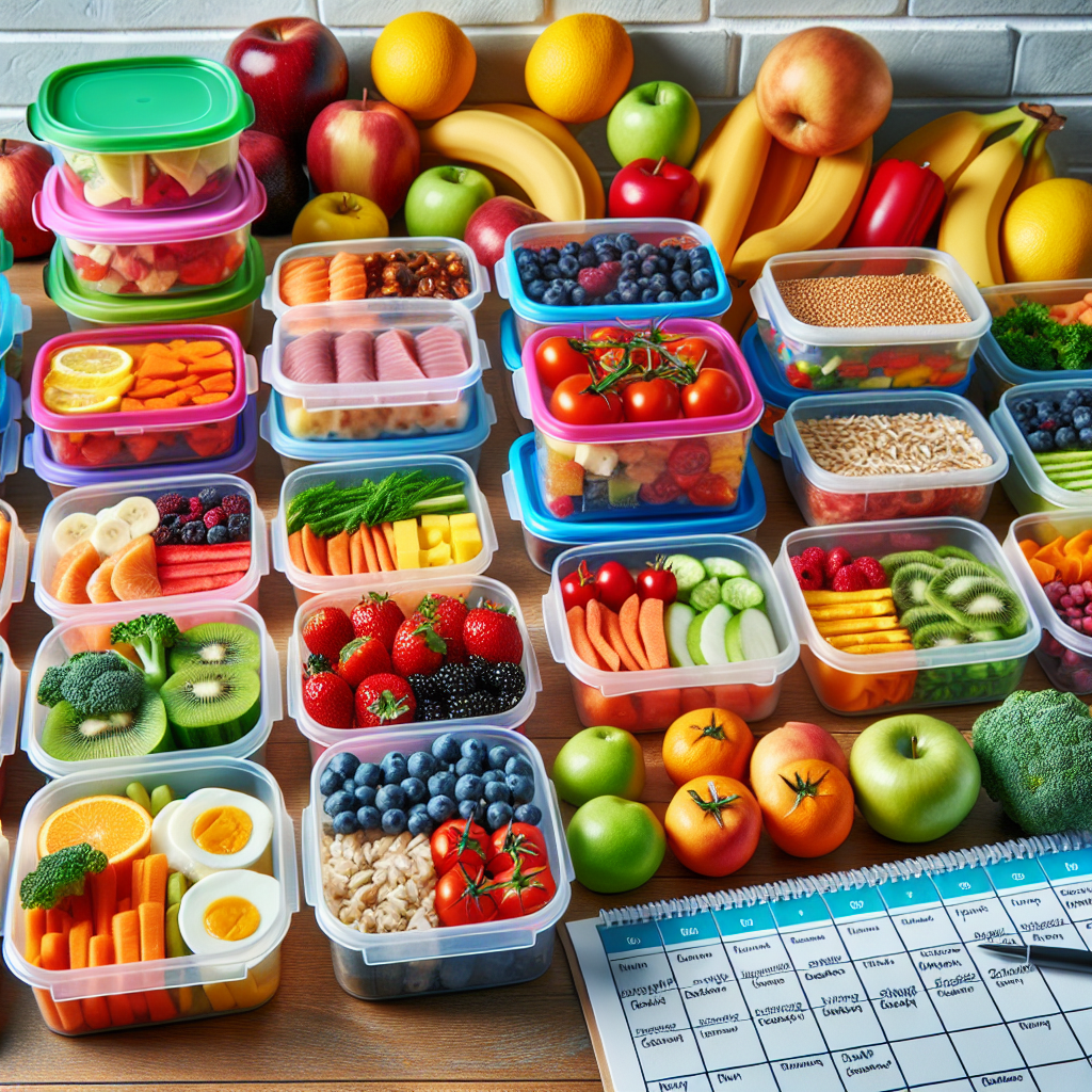 The Benefits of Meal Prepping: How to Plan Ahead for a Week of Healthy Eating